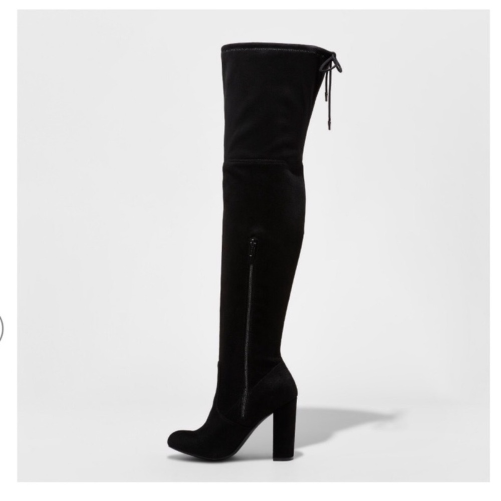 Target Over the Knee Black Boots
